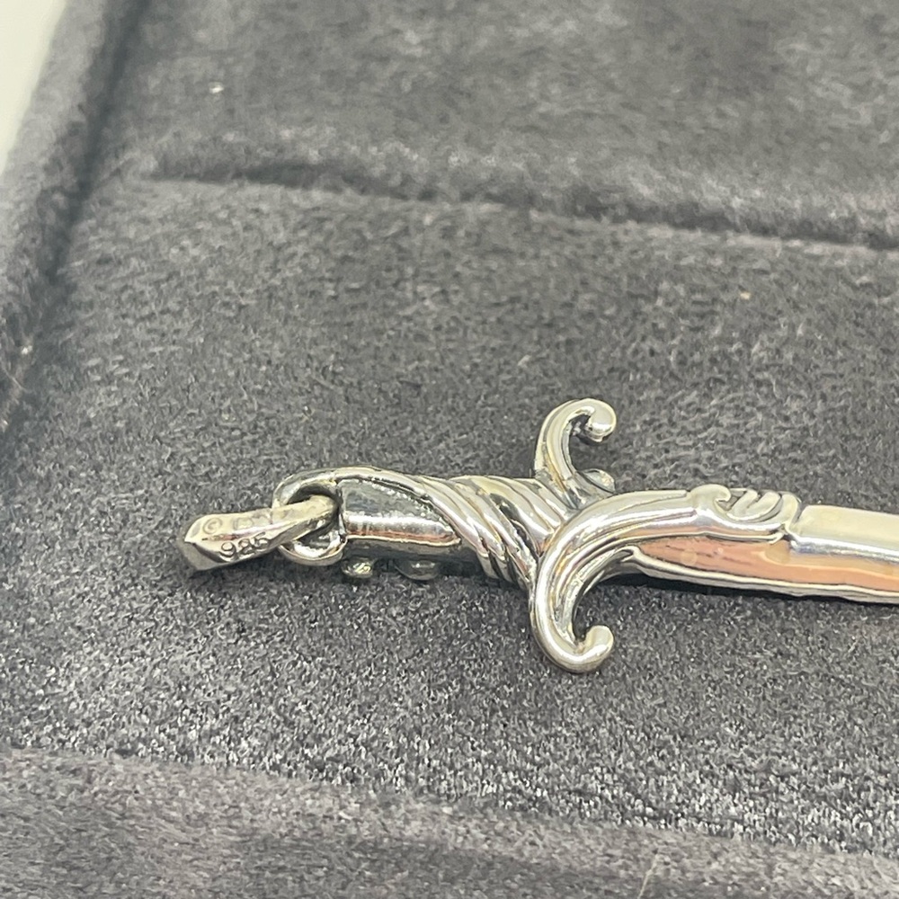 David Yurman Men's Waves Dagger Amulet - Picture 6 of 7